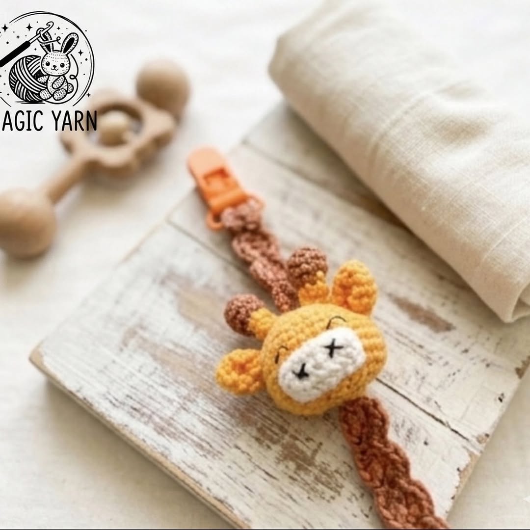 Attache tétine crochet – fait main – modèle au choix – Image 4