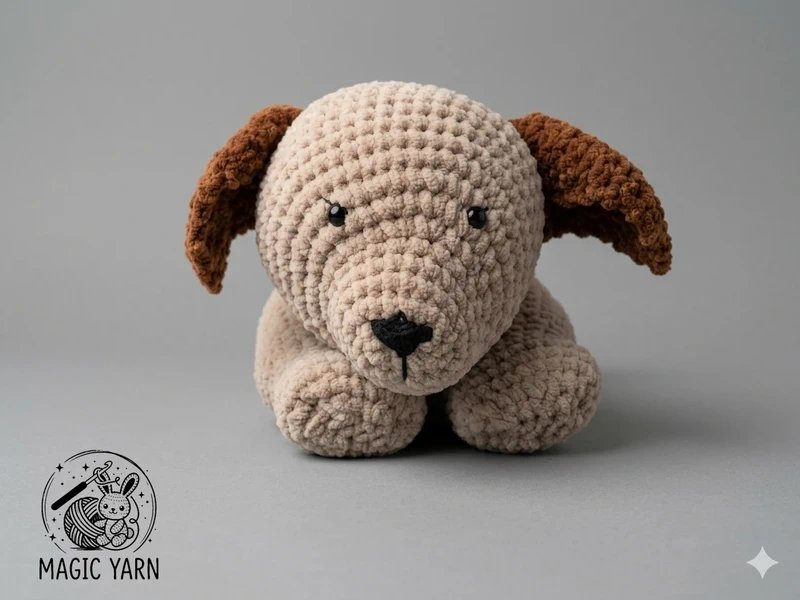 Chien Peluche crochet