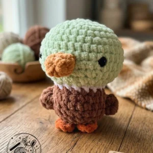 Peluche canard crochet