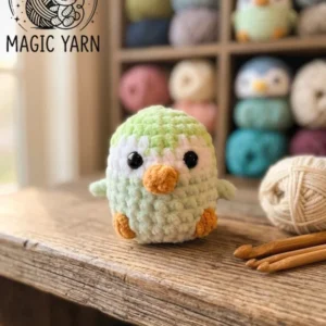 Pingouin Peluche crochet