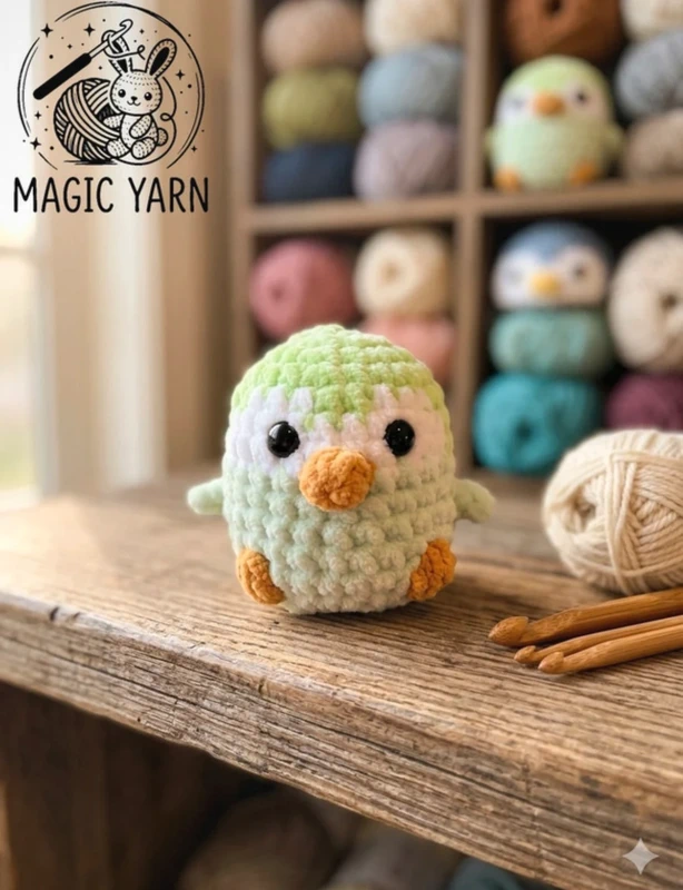 Pingouin Peluche crochet