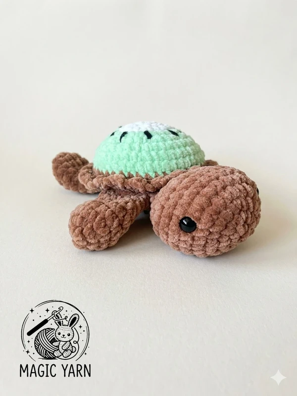 Tortue peluche crochet